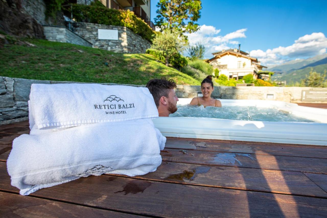 Wine Hotel Retici Balzi Poggiridenti Eksteriør bilde